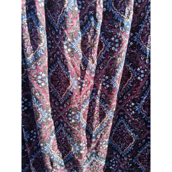 NWT🔥 Lane Bryant Plus Size 22/24 Purple Black Off The Shoulder Blouse - Picture 2 of 8